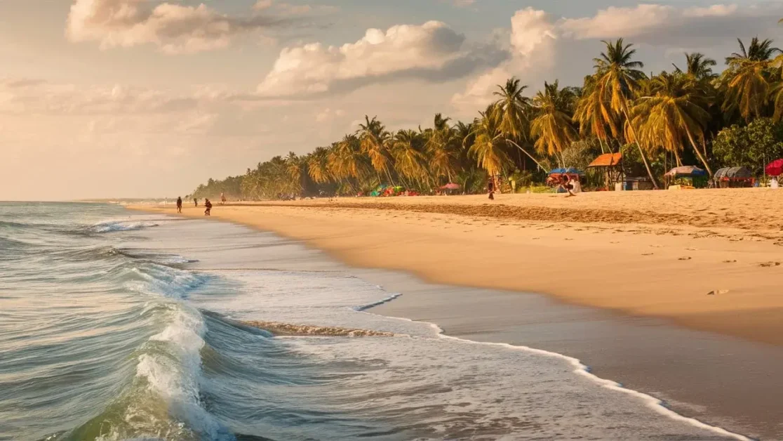 How do the natural features of Indian beaches compare to those of other beaches?