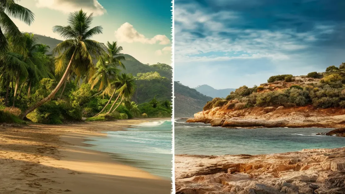 What are the major differences between Indian beaches and others worldwide?